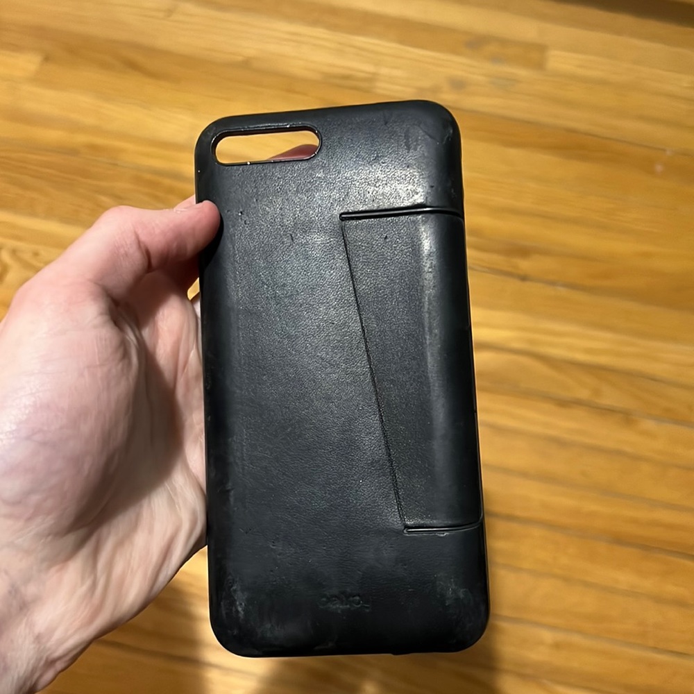 Bellroy - handmade authentic leather phone wallet case for iPhone 7/8 plus.